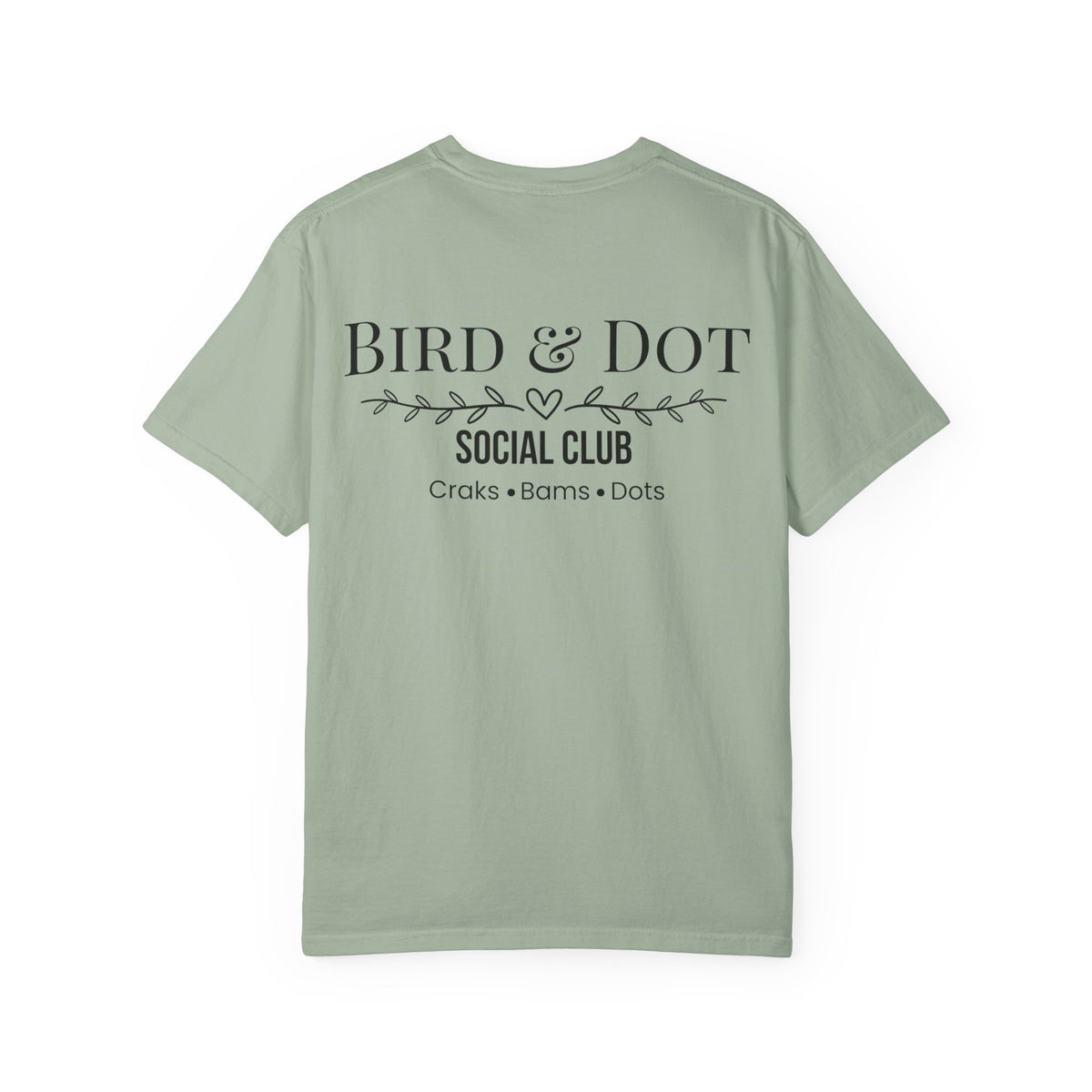 Bird & Dot Social Club T-shirt | bird logo, vintage script