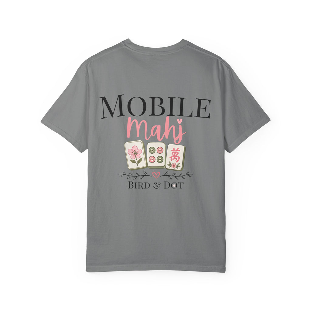 Mobile Mahj Comfort Colors® Tee | Bird & Dot Mahjong Shirt