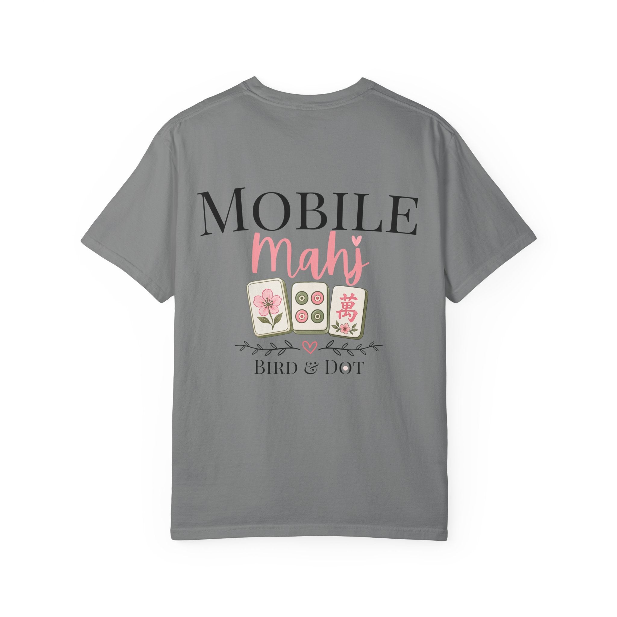 Mobile Mahj Comfort Colors® Tee | Bird & Dot Mahjong Shirt