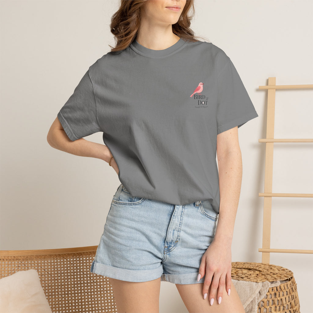 Mobile Mahj Comfort Colors® Tee | Bird & Dot Mahjong Shirt