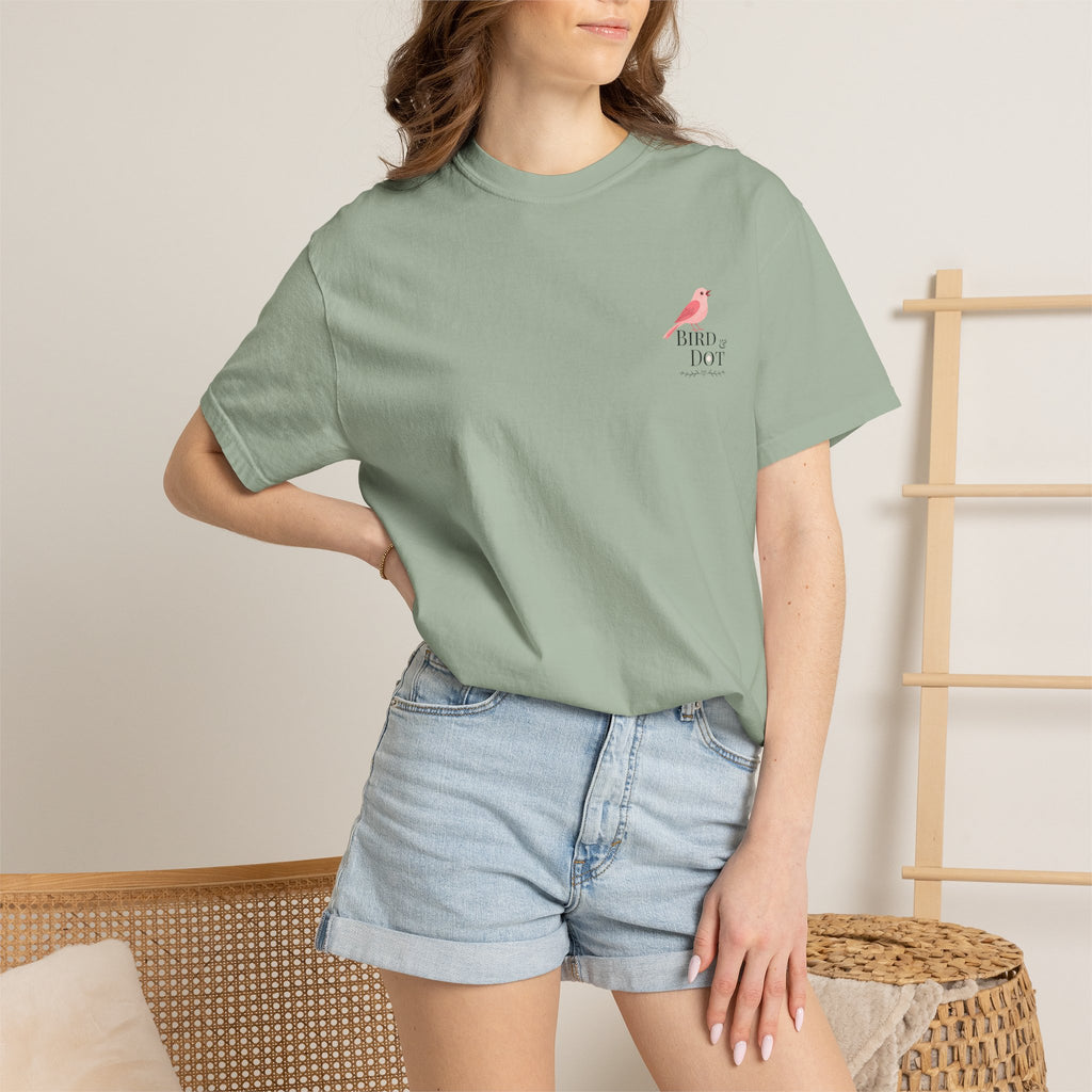 Mobile Mahj Comfort Colors® Tee | Bird & Dot Mahjong Shirt