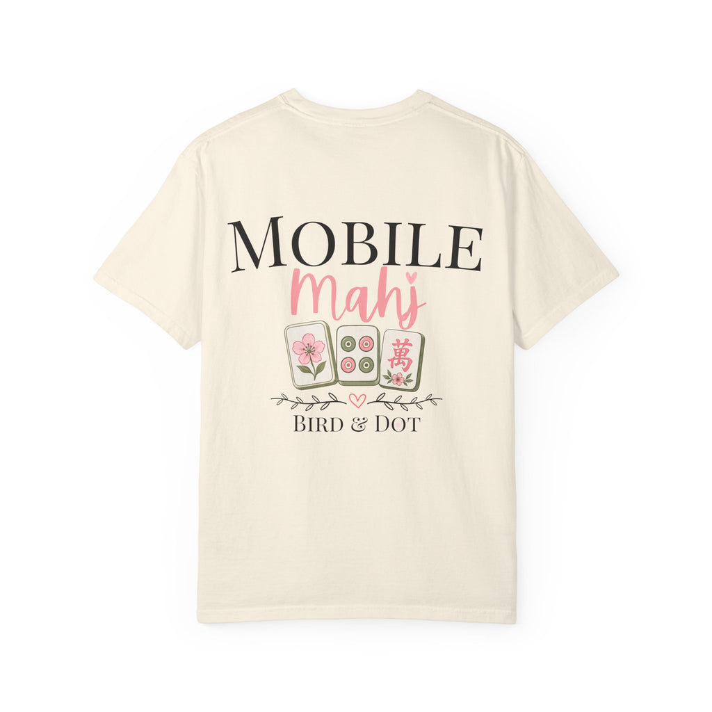 Mobile Mahj Comfort Colors® Tee | Bird & Dot Mahjong Shirt