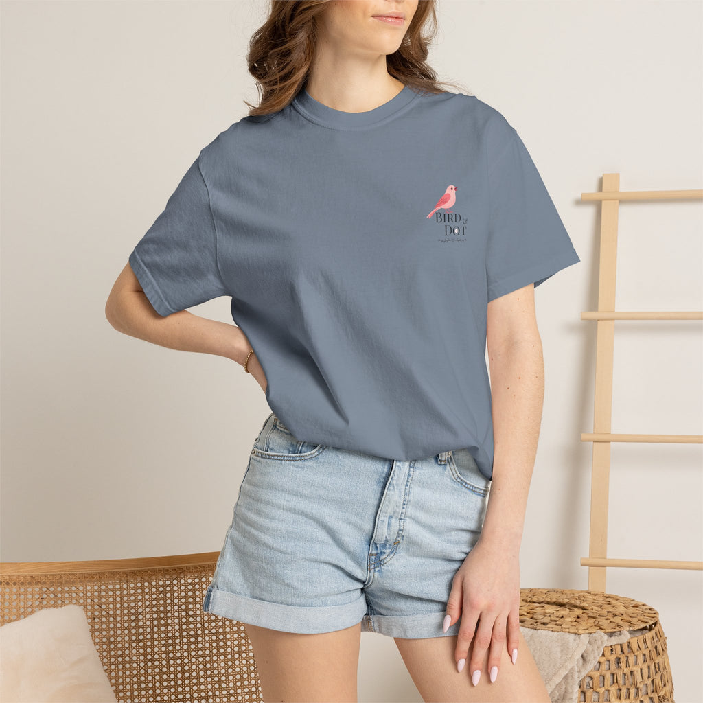 Mobile Mahj Comfort Colors® Tee | Bird & Dot Mahjong Shirt