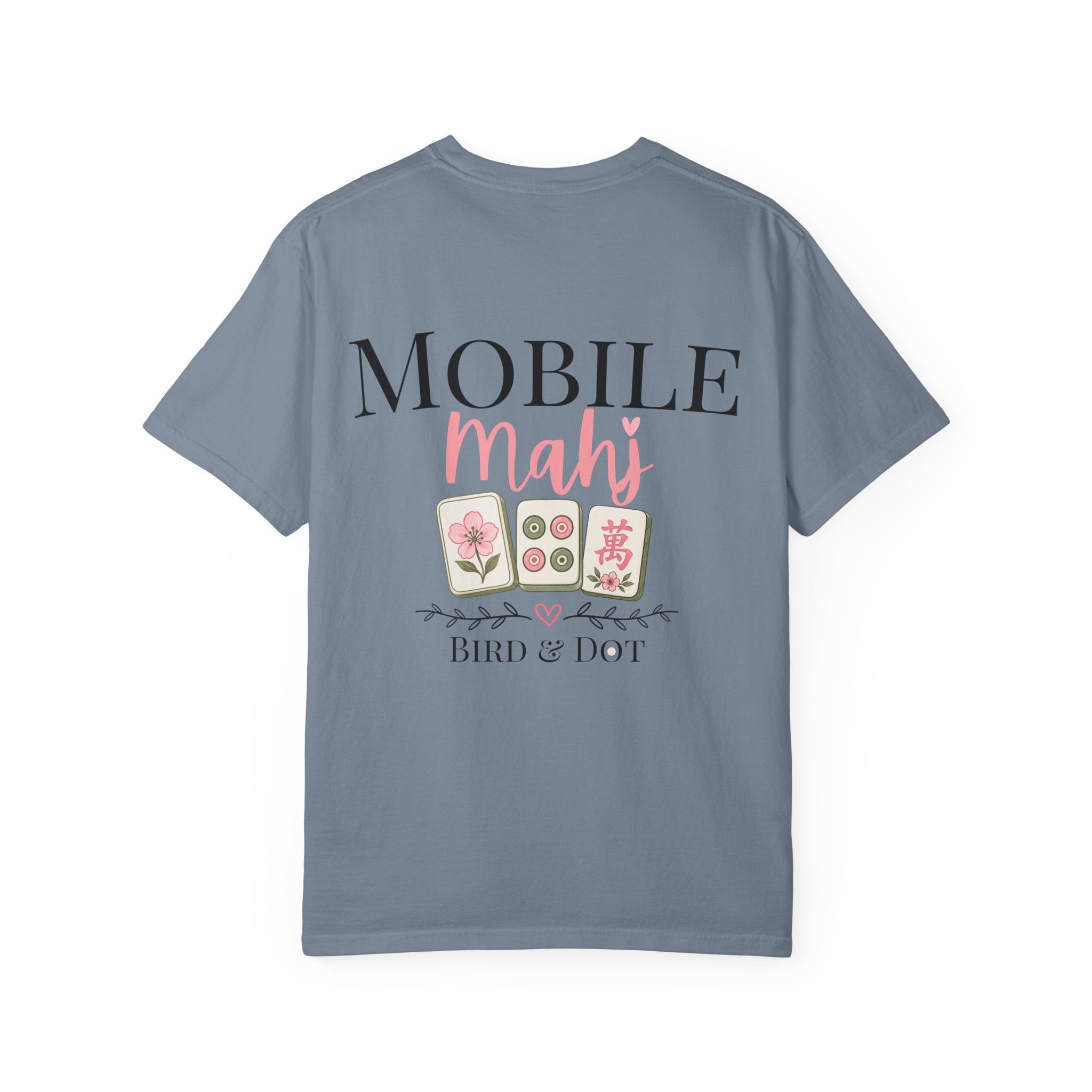 Mobile Mahj Comfort Colors® Tee | Bird & Dot Mahjong Shirt