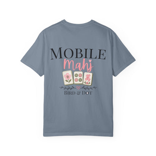 Mobile Mahj Comfort Colors® Tee | Bird & Dot Mahjong Shirt
