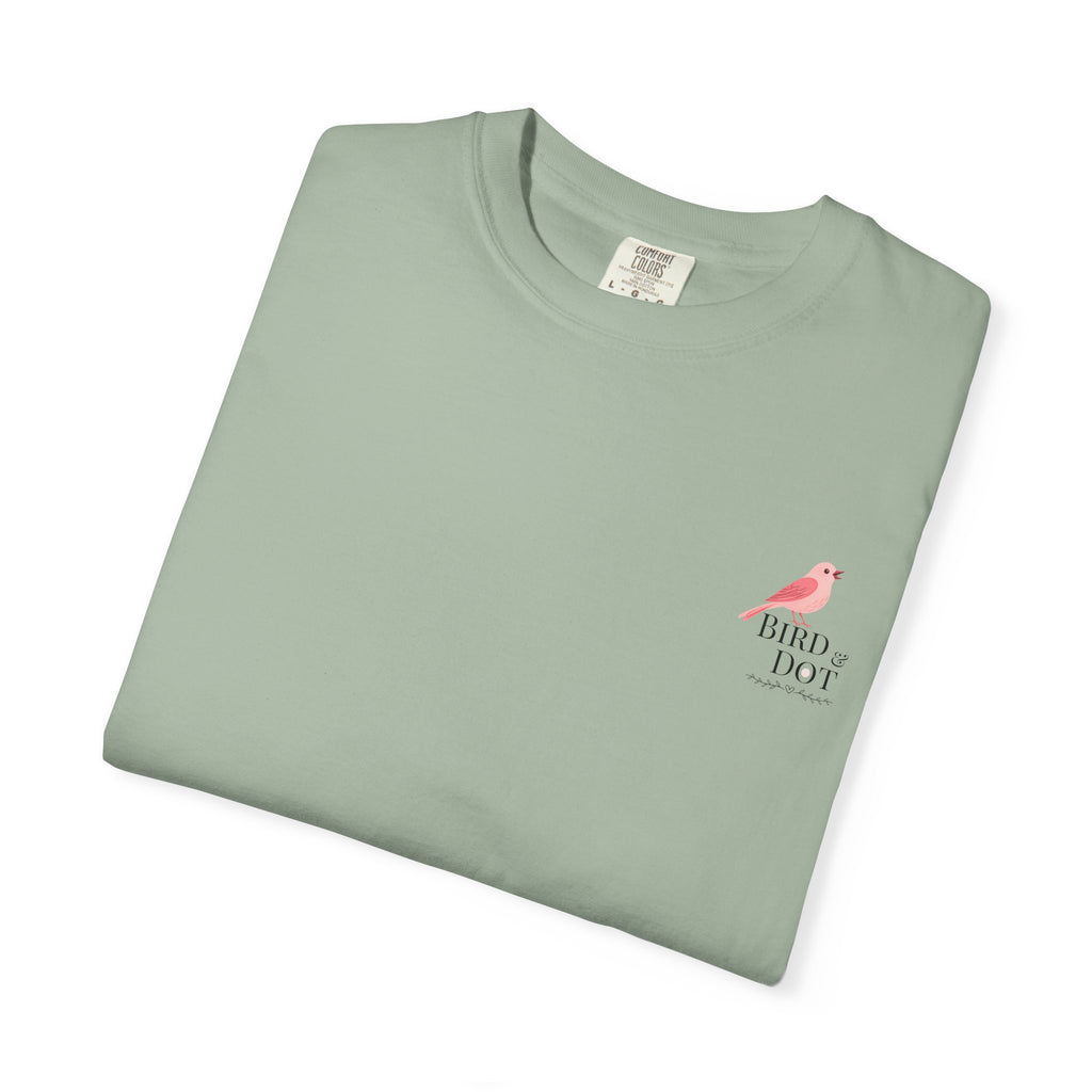 Bird & Dot Social Club T-shirt | bird logo, vintage script