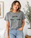 Just One More Game Mahjong Tee – Comfort Colors Bow Graphic Shirt