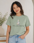 Off to Play Mahjong Goose Tee – Cute Mahjong Shirt