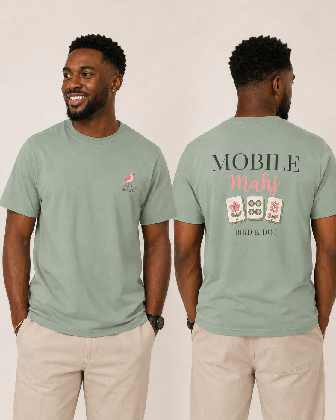 Mobile Mahj | Bird & Dot Mahjong Shirt