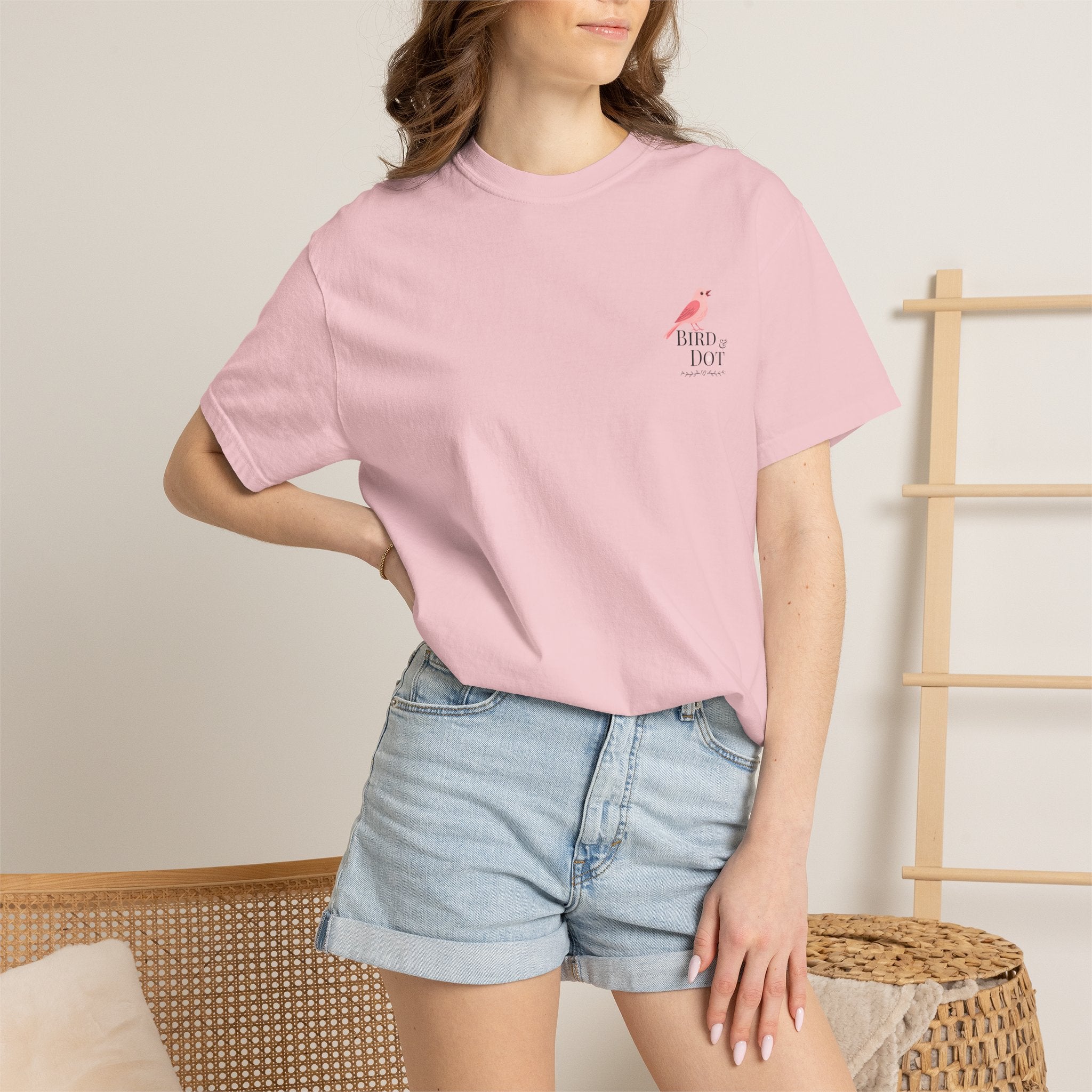Mobile Mahj Comfort Colors® Tee | Bird & Dot Mahjong Shirt