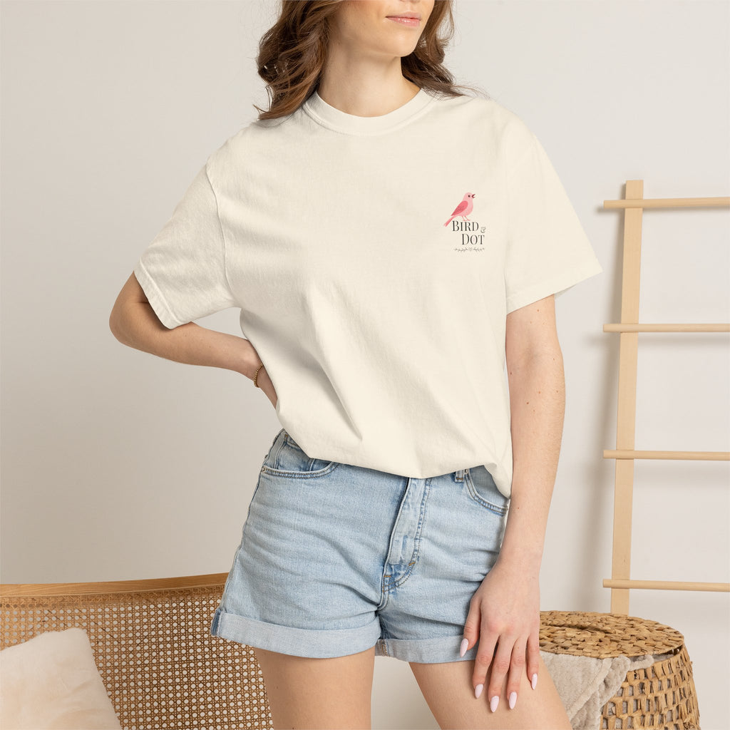 Mobile Mahj Comfort Colors® Tee | Bird & Dot Mahjong Shirt