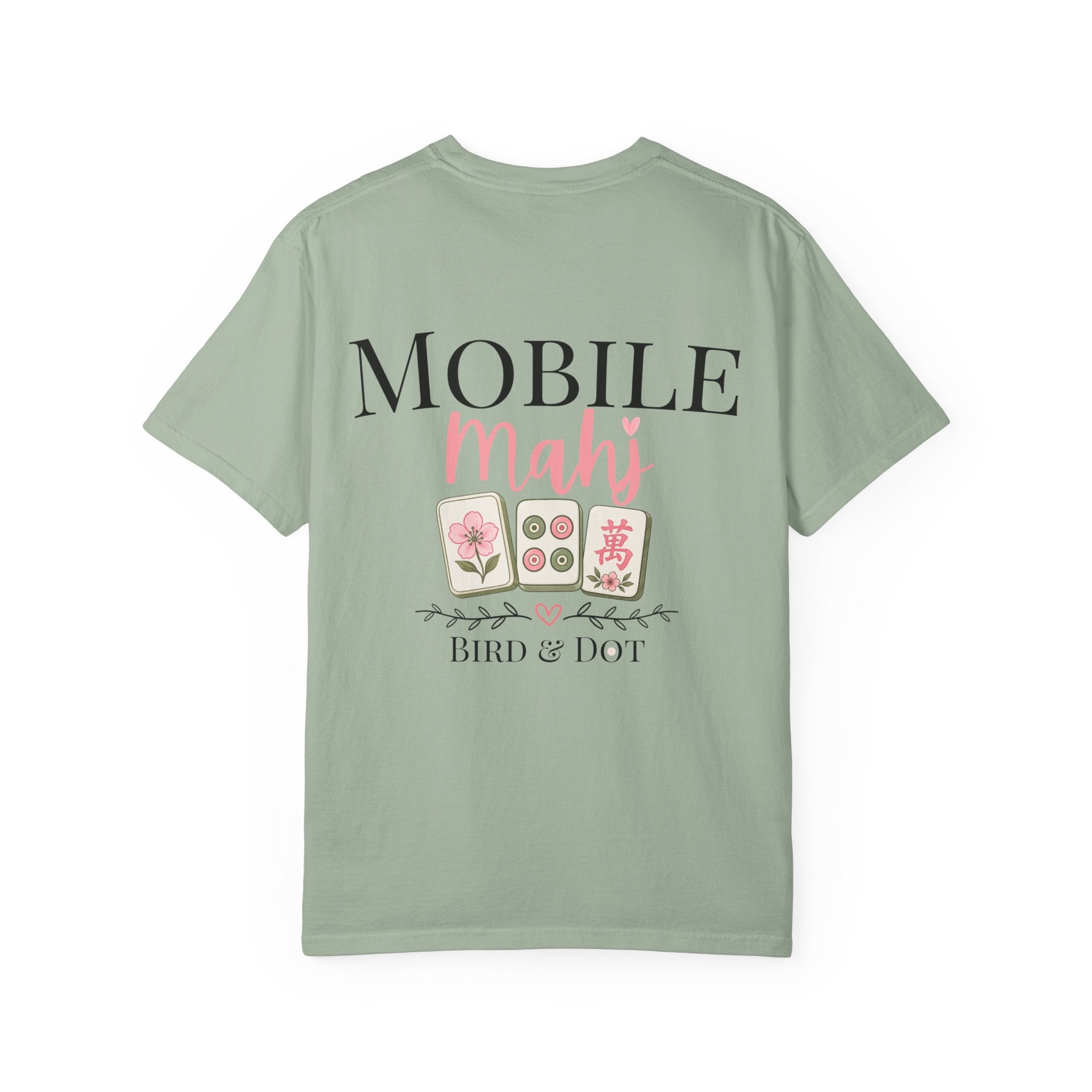 Mobile Mahj Comfort Colors® Tee | Bird & Dot Mahjong Shirt