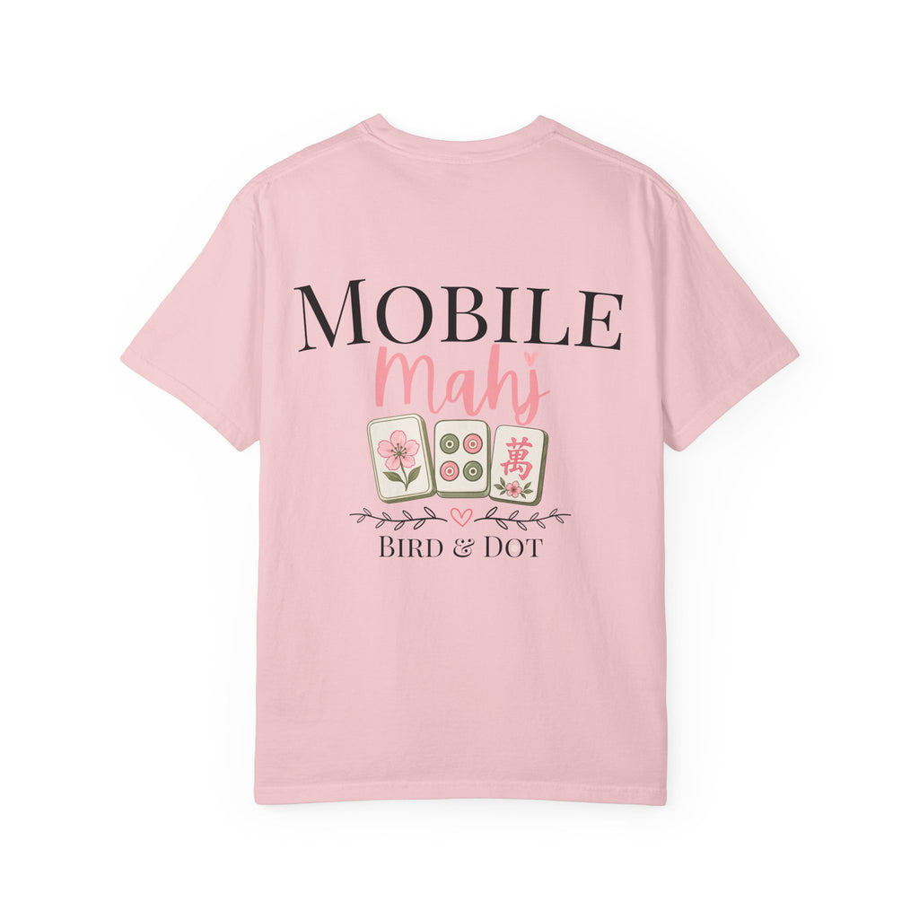 Mobile Mahj Comfort Colors® Tee | Bird & Dot Mahjong Shirt