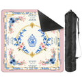 Blossom & Blue Mahjong Mat  33"x33" (Ship Rolled up)