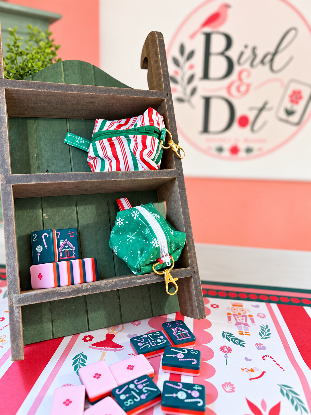 Christmas Dice & Trinket Bag