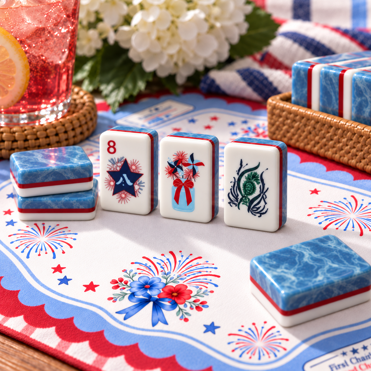 The Firecracker Mahjong Set