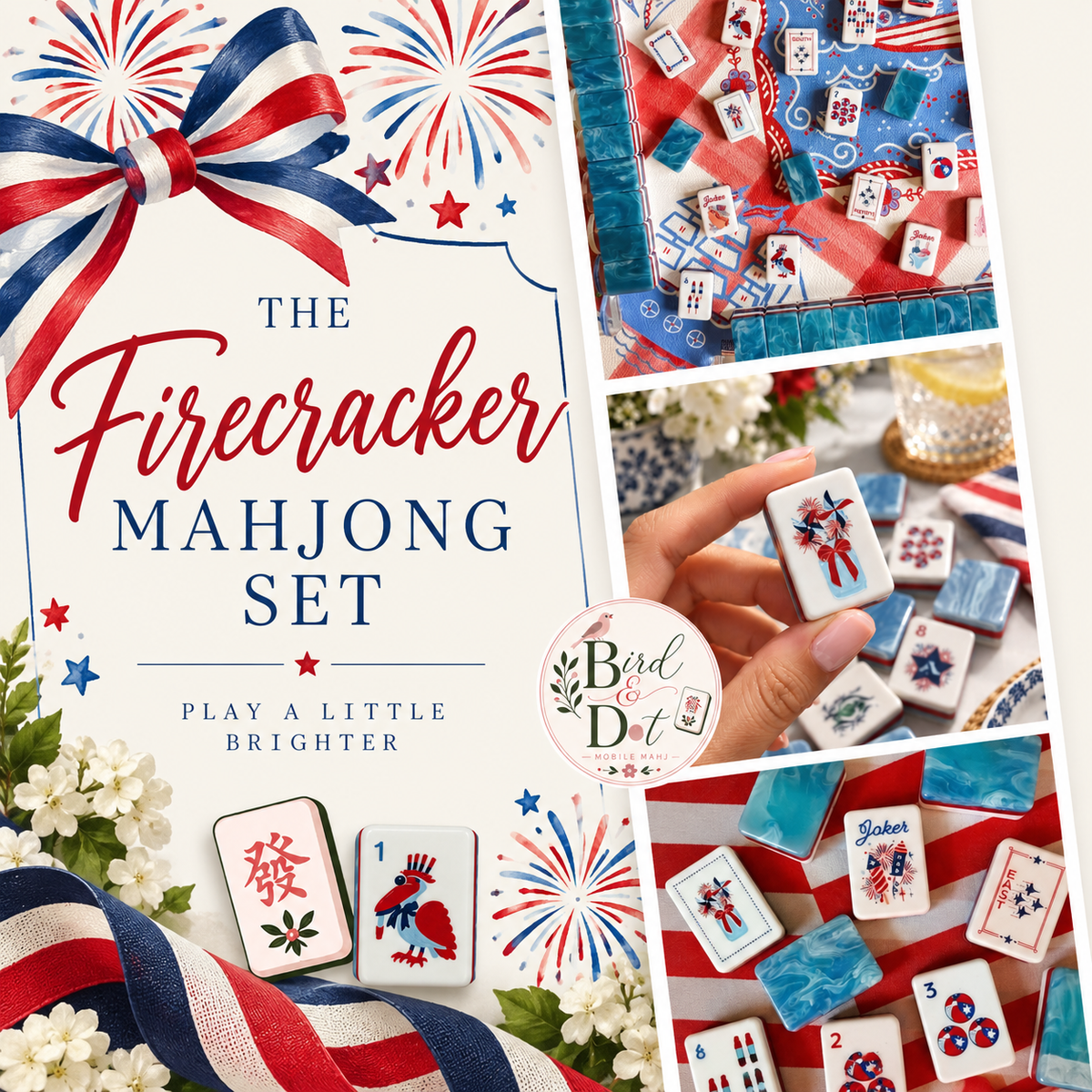 The Firecracker Mahjong Set
