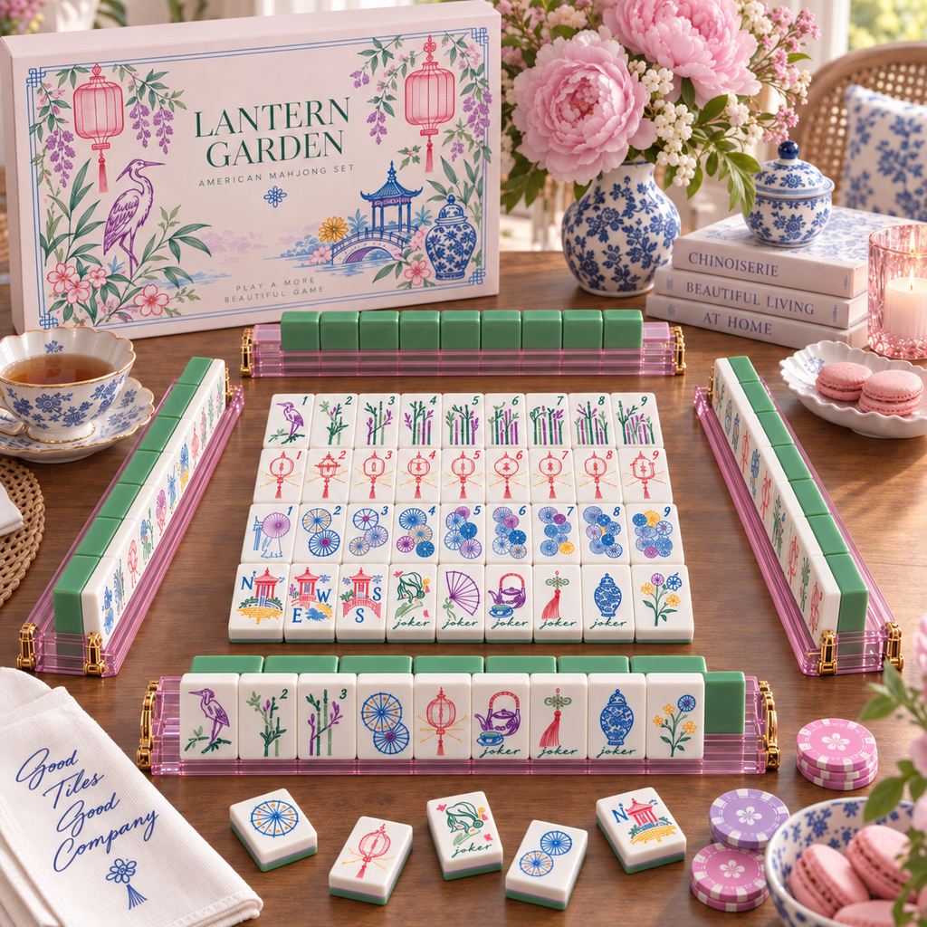 The Lantern Garden Mahjong Set
