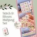 Stitch & Bloom Mahjong Tile Set