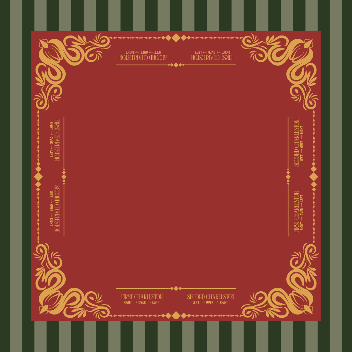 Holiday Heirloom Mahjong Mat