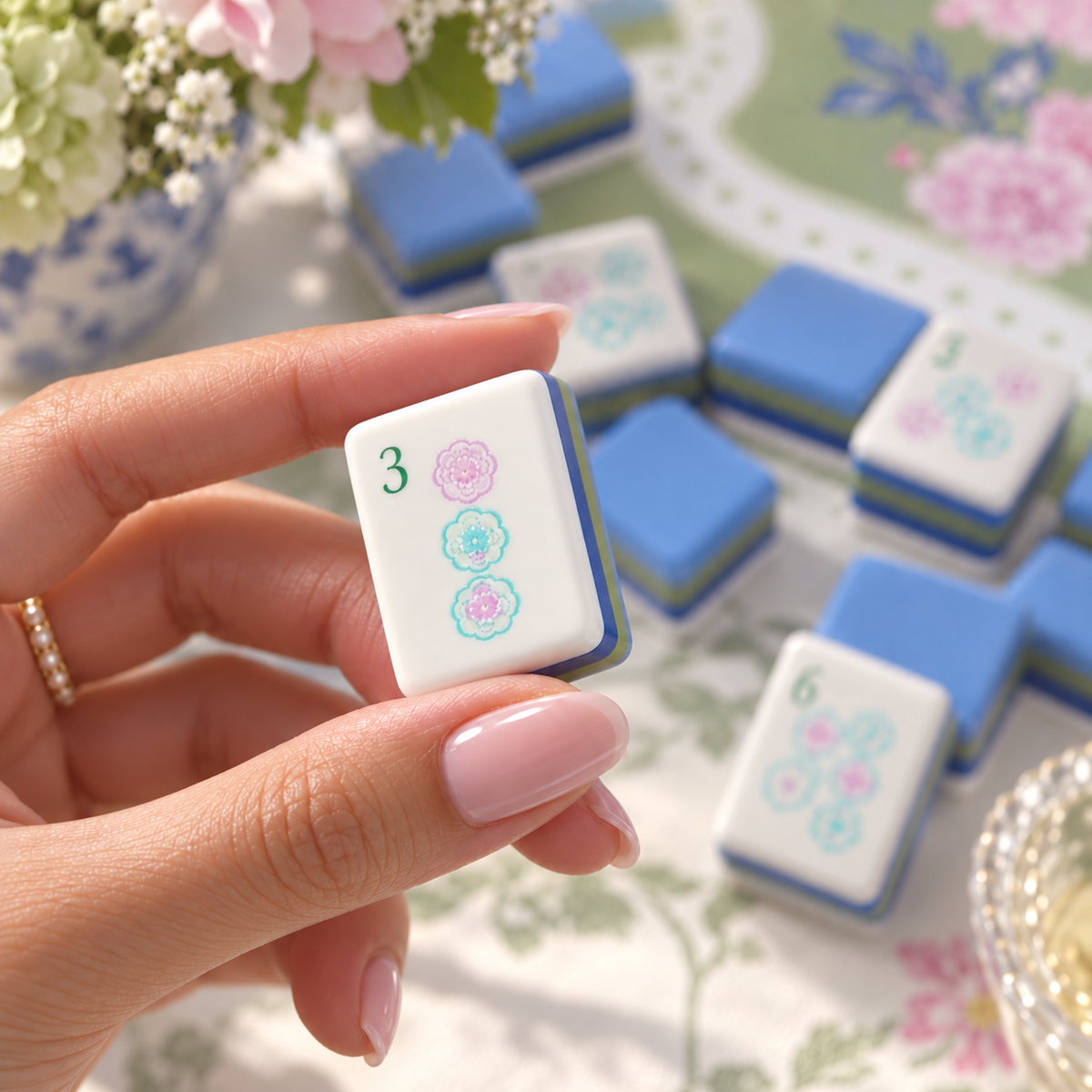 The Garden Club Mahjong Set