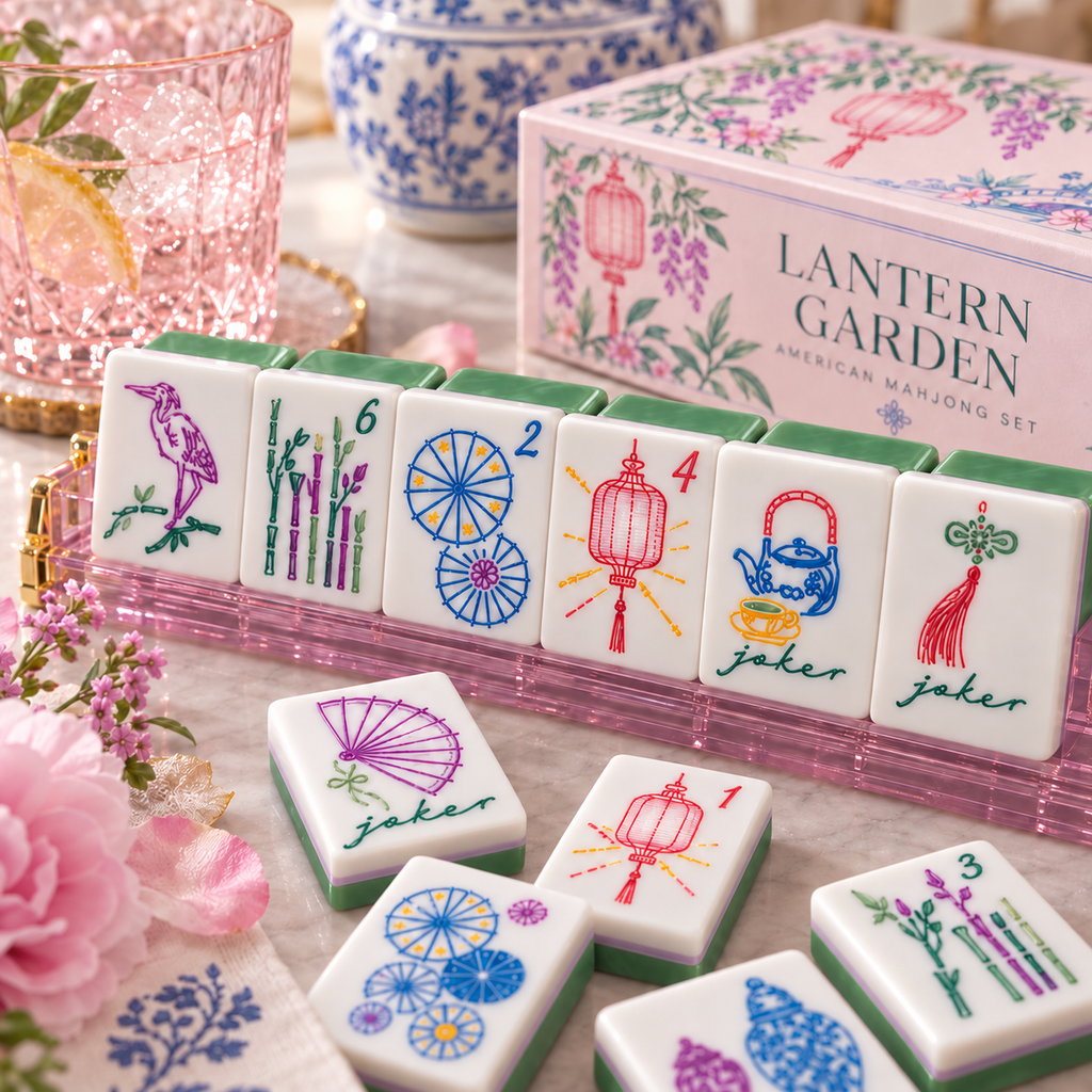 The Lantern Garden Mahjong Set