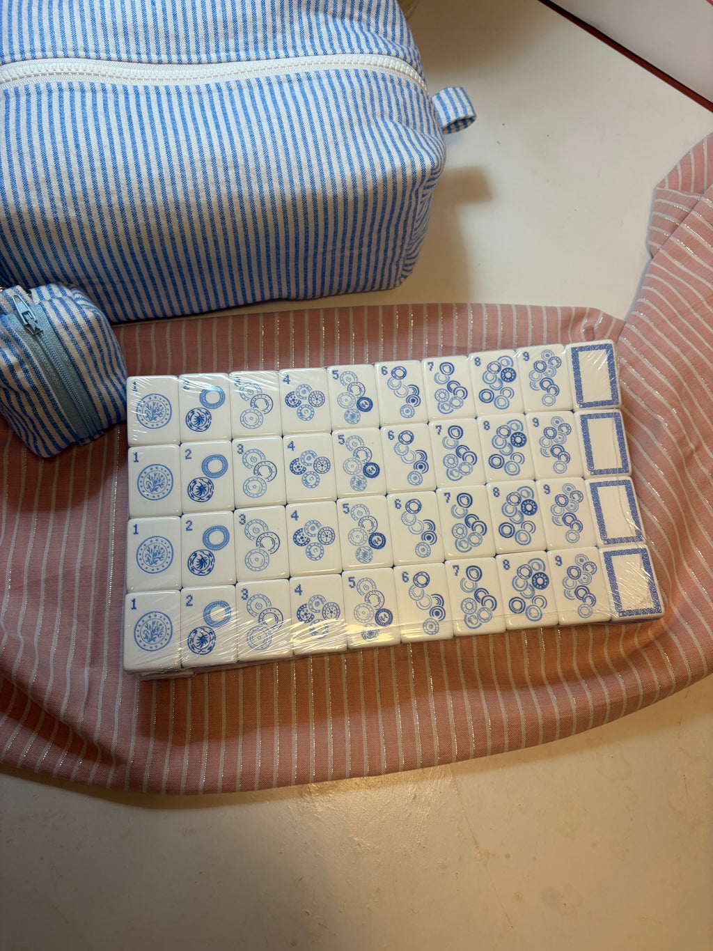 Stitch & Bloom Mahjong Tile Set